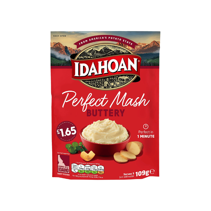 Idahoan Perfect Mash Buttery 109g Sachet Good Food Company