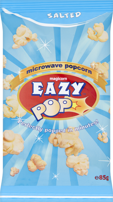 Eazy Pop Microwave Popcorn- Salted 85g