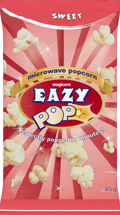 Eazy Pop Microwave Popcorn- Sweet 85g