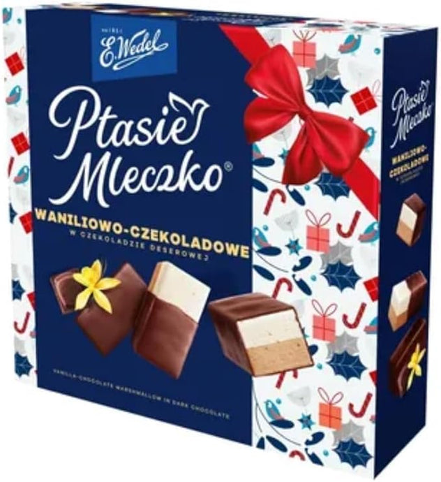 E.Wedel Ptasie Mleczko| Vanilla Chocolate Marshmallow in Dark Chocolate