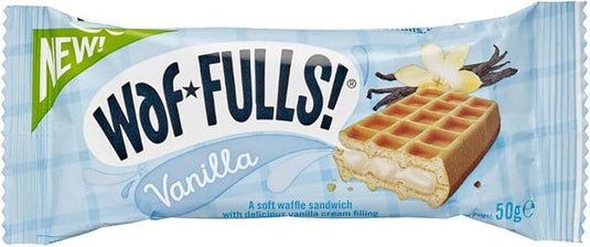 Waffulls On-The-Go Snack Choco Vanilla Waffle Sandwich Case Box of 12