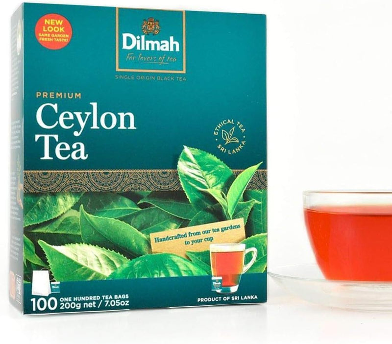 Load image into Gallery viewer, Dilmah Premium Ceylon Black Tea 100 Tea Bags 200g
