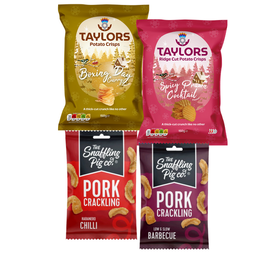 Taylor Crisps and Pork Cracklings – Best Before 30-04-2025