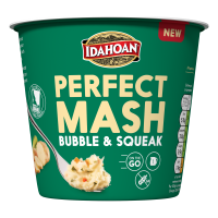 Load image into Gallery viewer, Idahoan Perfect Mash Potatoes Bubble &amp; Squeak 55g Pots Pack of 4
