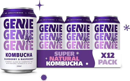 GENIE Blueberry & Raspberry Kombucha