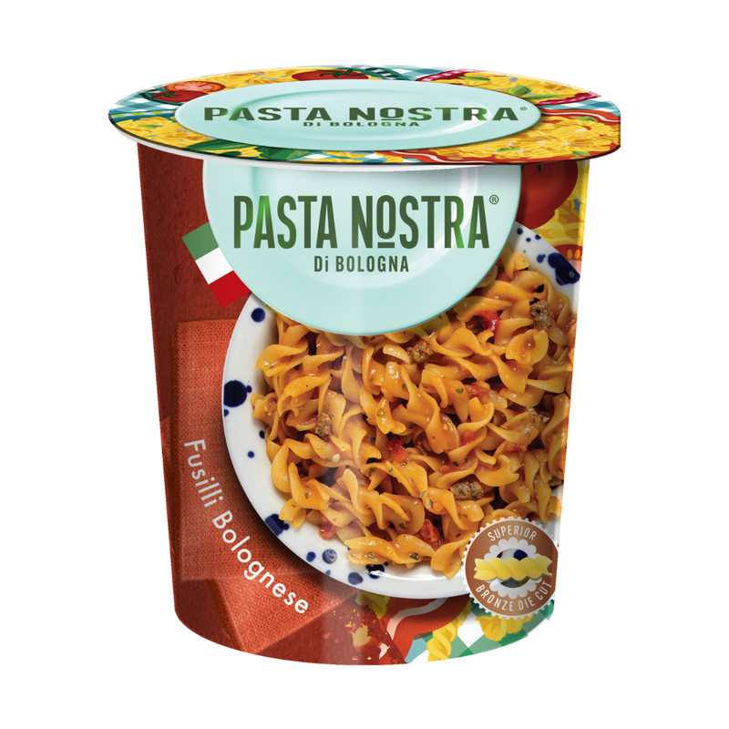 Load image into Gallery viewer, Pasta Nostra | Bolognese | Instant fusilli pasta with a beef and tomato sauce 70g
