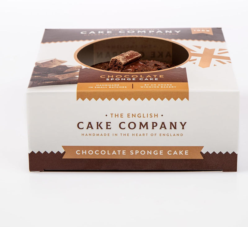 Load image into Gallery viewer, THE ENGLISH CAKE COMPANY Chocolate Sponge Cake (415g)
