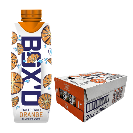 Box'D H2O Orange Pack of 24 x 330ml Case