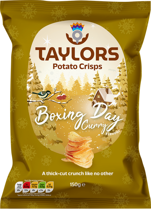 Taylors Boxing Day Curry Crisps 150g