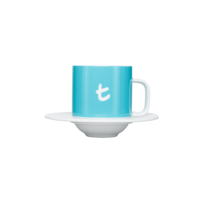 Dilmah t-Series Ceramic t-Mug & Saucer - Sky Blue