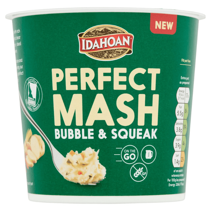 Idahoan Perfect Mash Potatoes Bubble & Squeak 55g Pots