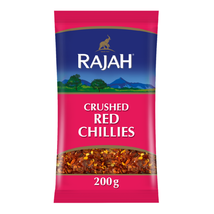 Rajah Spices Whole Spices Crushed Red Chillies